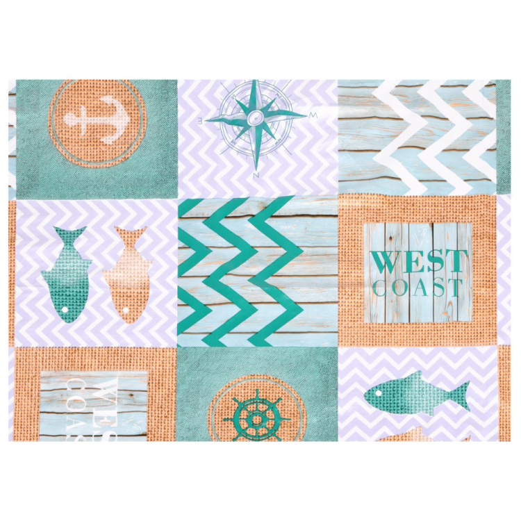 Obrus z podbiciem 90x130cm wzór 6 RAVI